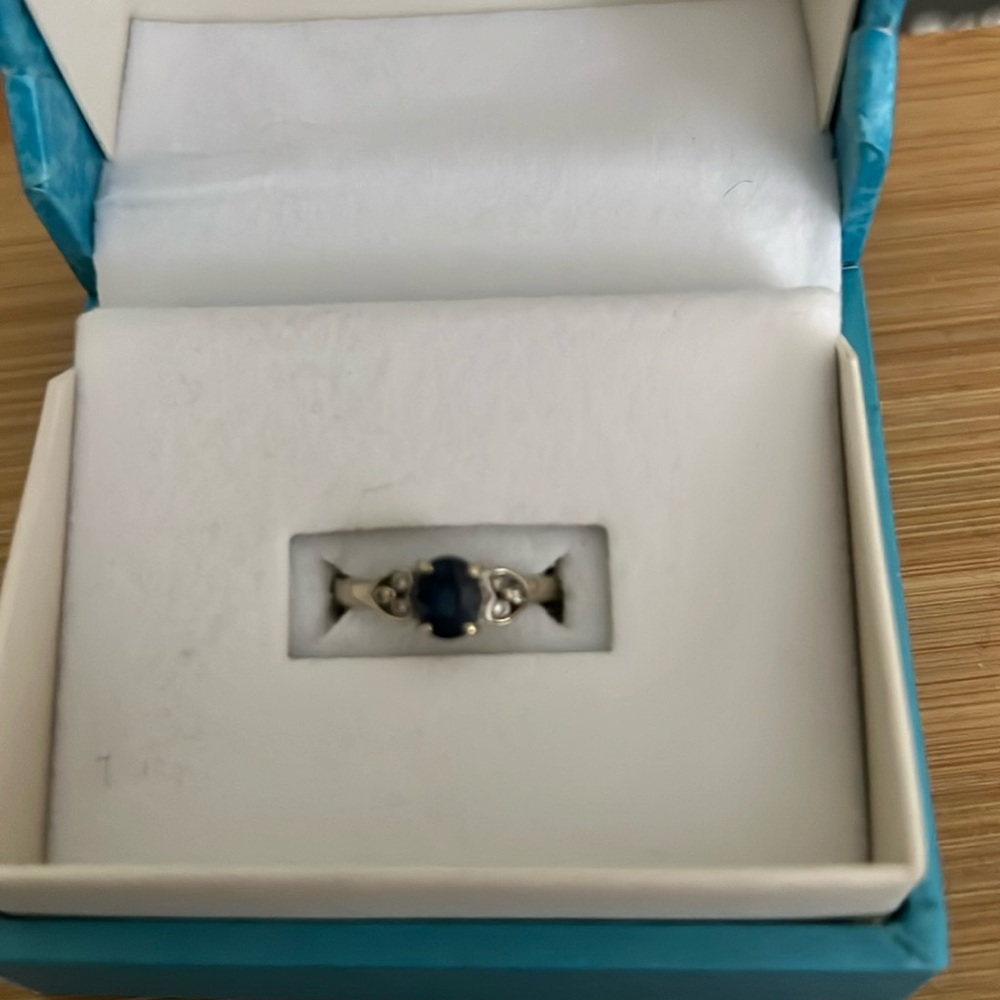 Blue sapphire from Macys